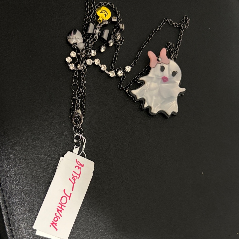 Betsey Johnson Ghost Necklace
